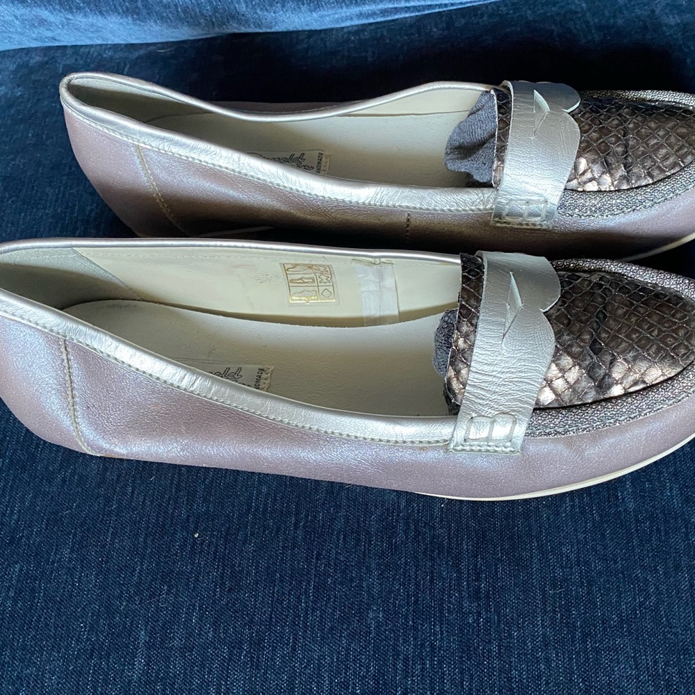 Arnold Churgin Handmade Italian Statement Penny Loafers